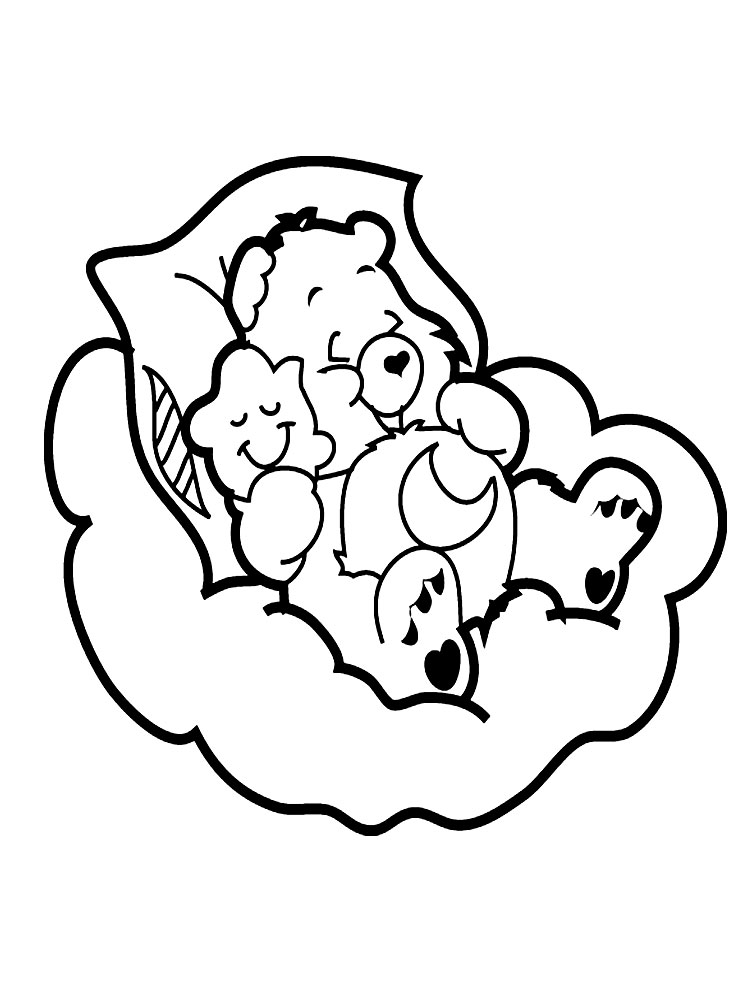 Algo útil para niñas y niños - dibujos para colorear - Care Bears