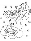 Dibujos animados para colorear - Care Bears, para niños pequeños