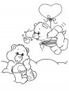 Dibujos para colorear - Care Bears, para desarrollar la generación menor