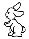 Conejos - descargar gratis dibujos para colorear