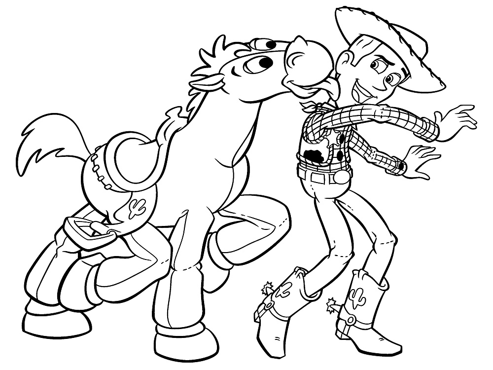 Toy Story 4 Dibujos Para Colorear