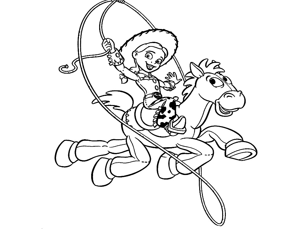 Imprimir dibujos para colorear - Toy Story, para niños y niñas