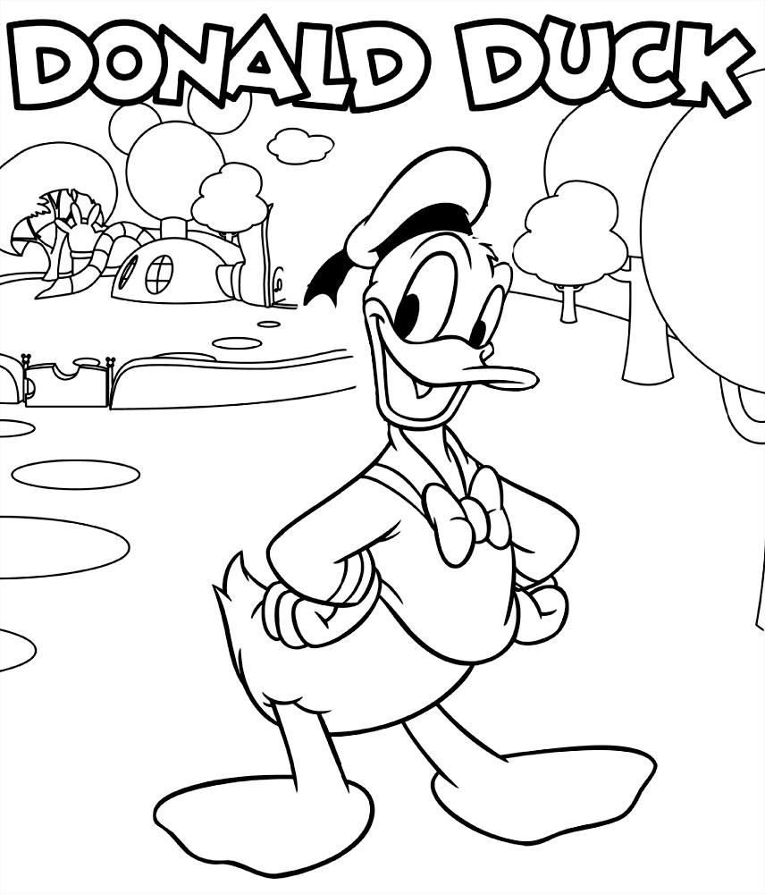 Mickey Mouse Clubhouse - descargar gratis dibujos para colorear
