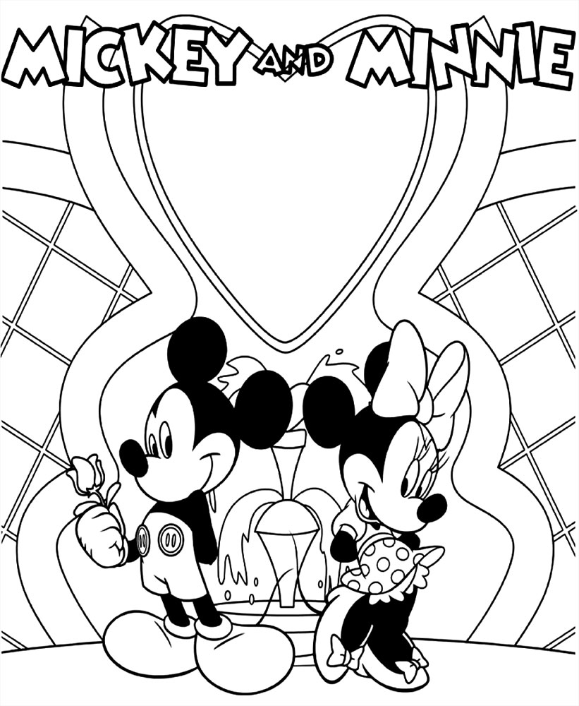 Mickey Mouse Clubhouse Dibujos Animados Infantiles Para Colorear