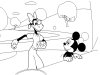 Dibujos para colorear - Mickey Mouse Clubhouse, para desarrollar la generación menor