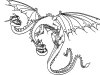 Dibujos para colorear - como entrenar a tu dragon, imprimir gratis