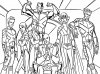 Dibujos infantiles para colorear - X-Men, para desarrollar movimientos musculares menudos