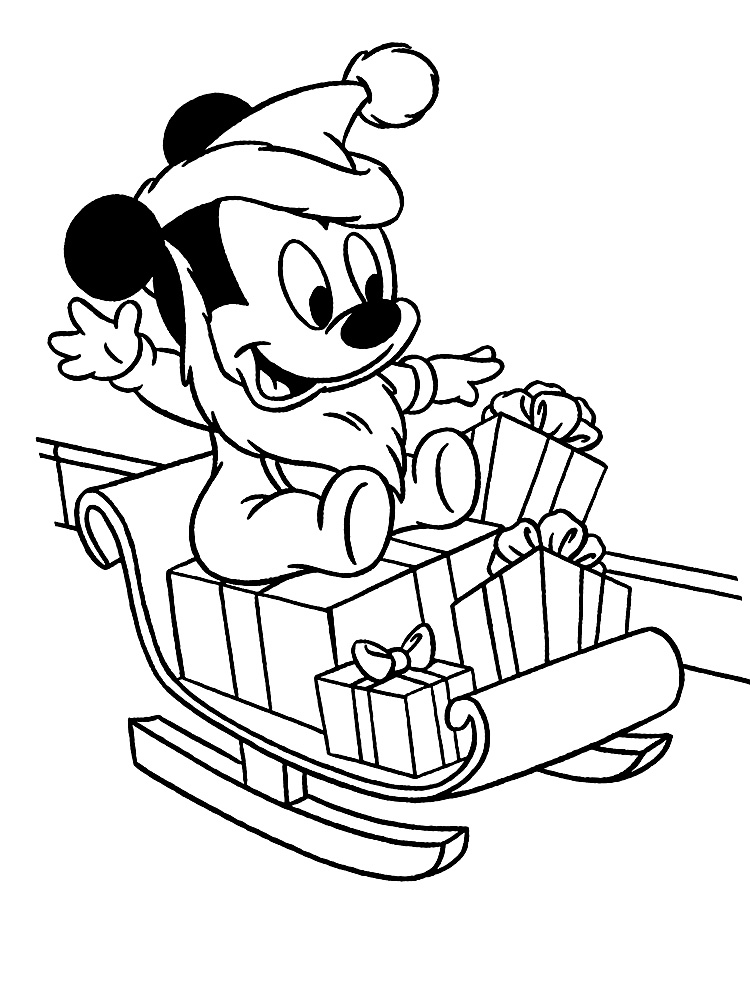 Mickey Mouse - dibujos infantiles para colorear