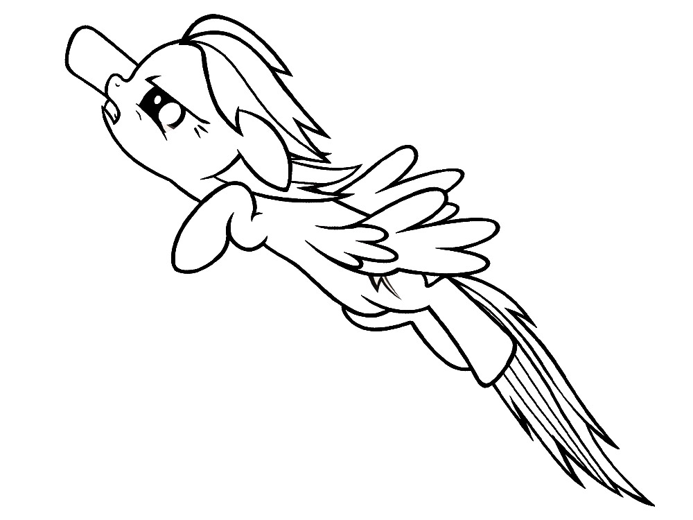Útiles dibujos para colorear – My Little Pony, para chiquitines creativos
