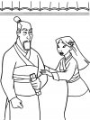 Descargue e imprima gratis dibujos para colorear - Mulan