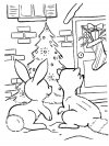 Dibujos para colorear - Navidad, para un desarrollo infantil, en conjunto