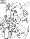 Dibujos para colorear - Peter Pan, para un desarrollo infantil, en conjunto