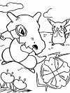 Dibujos para colorear - Pokemon, para un desarrollo infantil, en conjunto