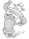Descargar gratis dibujos para colorear - robots