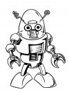 Imprimir gratis dibujos para colorear - robots