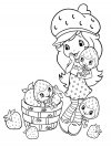 Gratuitos dibujos para colorear - Strawberry Shortcake, descargar e imprimir