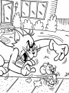 Descargar dibujos para colorear - Tom y Jerry