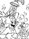 Imprimir dibujos para colorear - Tom y Jerry, para niños y niñas