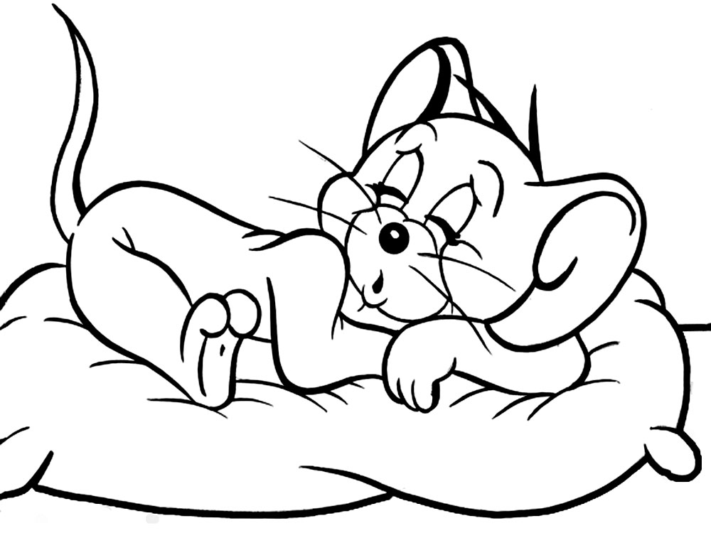 Tom y Jerry - dibujos infantiles para colorear, para niños y niñas