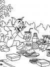 Dibujos para colorear - Tom y Jerry, imprimir gratis