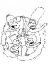 Imprimir gratis dibujos para colorear - Los Simpson