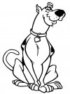 Dibujos animados para colorear - Scooby-Doo, para niños pequeños