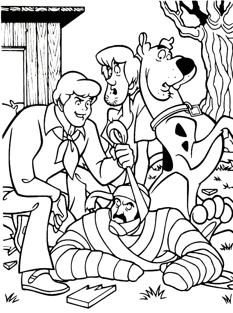 Descargar dibujos para colorear - Scooby-Doo