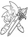 Descargue e imprima gratis dibujos para colorear - Sonic