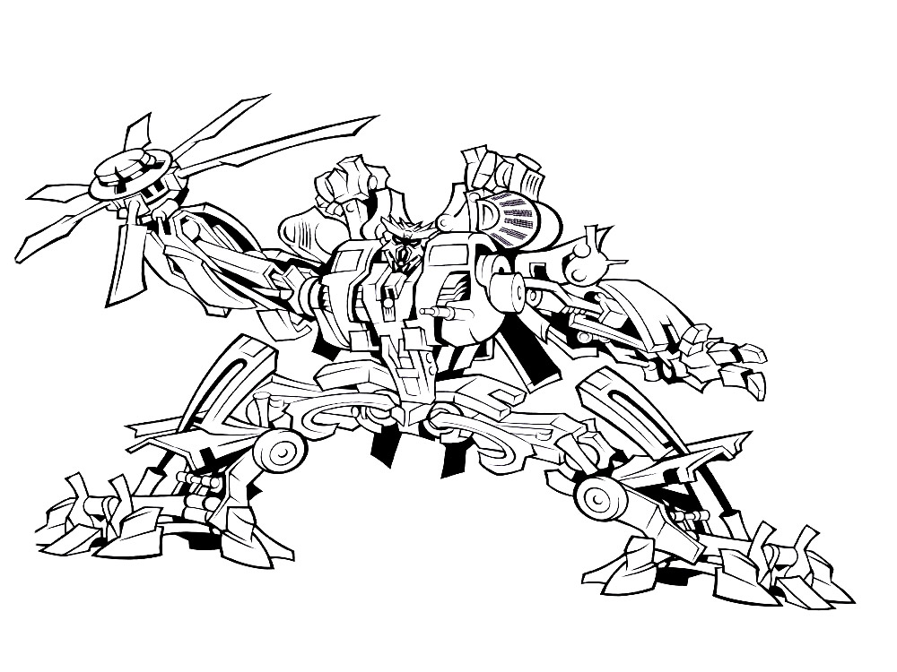 Dibujos para colorear - Transformers Prime