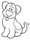Gratuitos dibujos para colorear - perros, descargar e imprimir