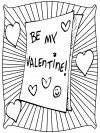 Dibujos para colorear - Día de San Valentín, para niños