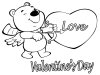 Útiles dibujos para colorear - Día de San Valentín, para chiquitines creativos