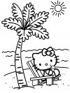 Algo útil para niñas y niños - dibujos para colorear - Hello Kitty