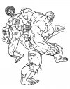 Imprimir gratis dibujos para colorear - Hulk