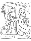 Halloween - dibujos infantiles para colorear, para niños y niñas