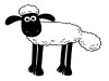 Imprimir imágenes dibujos para colorear - oveja Shaun, para niños y niñas
