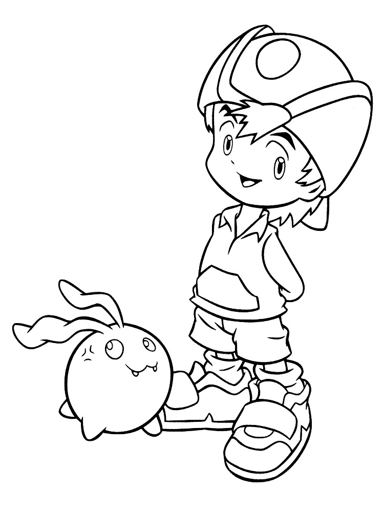 Imprimir gratis dibujos para colorear - Digimon