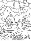 Descargar gratis dibujos para colorear - Bambi