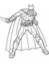 Dibujos infantiles para colorear - Batman, para desarrollar movimientos musculares menudos