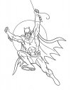 Dibujos para colorear - Batman, para desarrollar la generación menor