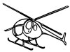 Helicoptero - dibujos para colorear e imágenes