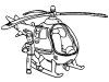 Helicoptero - descargar gratis dibujos para colorear