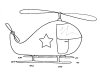 Descargue e imprima gratis dibujos para colorear - helicoptero