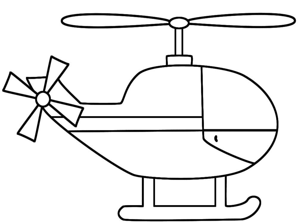 helicoptero  dibujos infantiles para colorear