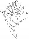 Cupido - dibujos infantiles para colorear