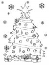 Descargar gratis dibujos para colorear - arbol de Navidad