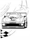 Descargar dibujos para colorear - coches de carreras