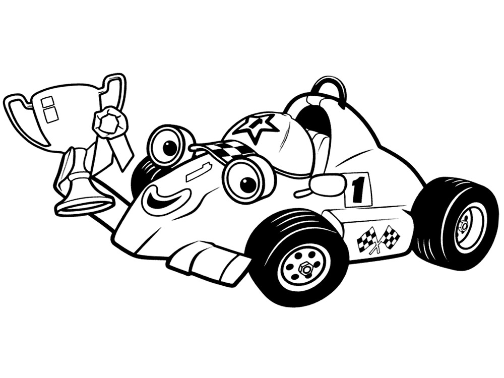 Carros De Carreras Coche Deportivo Dibujos Animados Inspirador