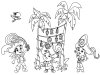 Dibujos animados para colorear - Jake y los Piratas de Nunca Jamas, para niños pequeños