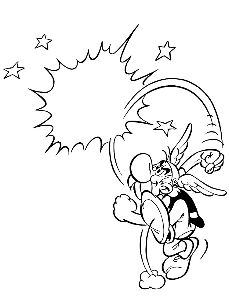 Gratuitos dibujos para colorear - Asterix el Galo, descargar e imprimir